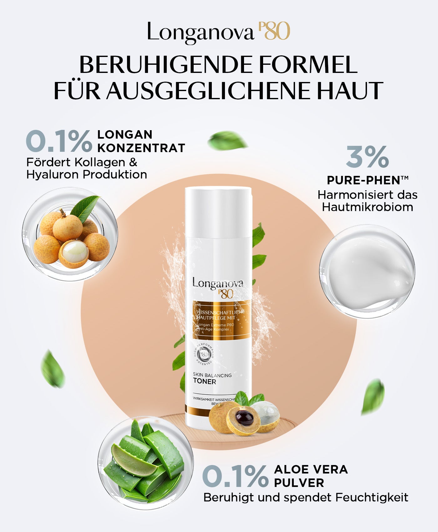 Skin Balancing Toner - Longanova P80