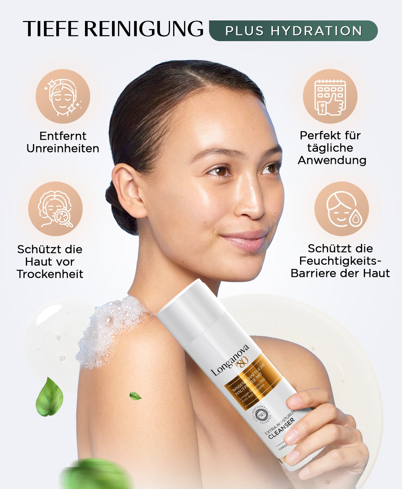 Extra Moisturizing Cleanser - Longanova P80