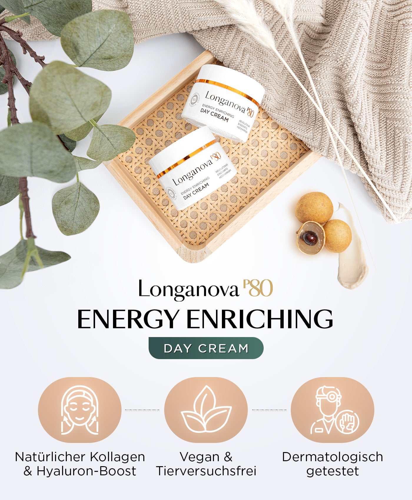 Energy Enriching Day Cream - Longanova P80