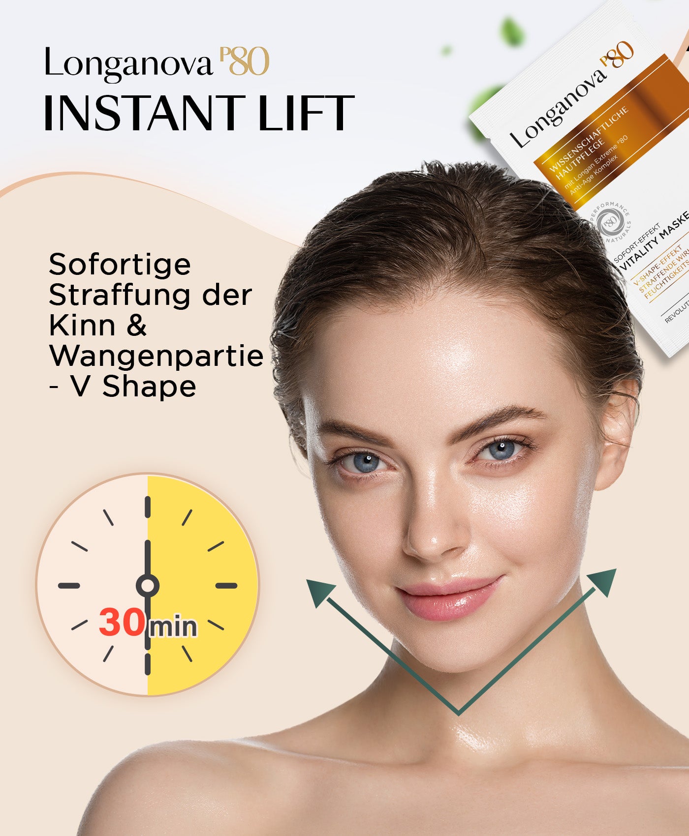 Sofort Effekt Vitality Maske - Promo - Longanova P80