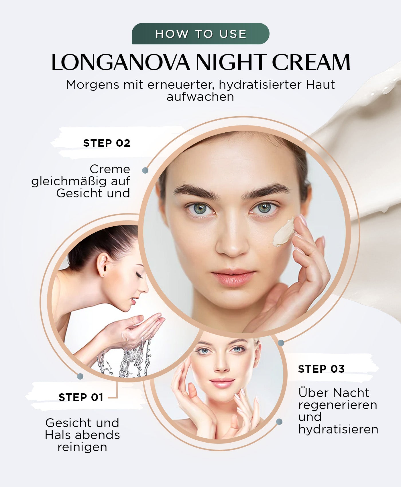 Reparing Good Night Cream - Longanova P80