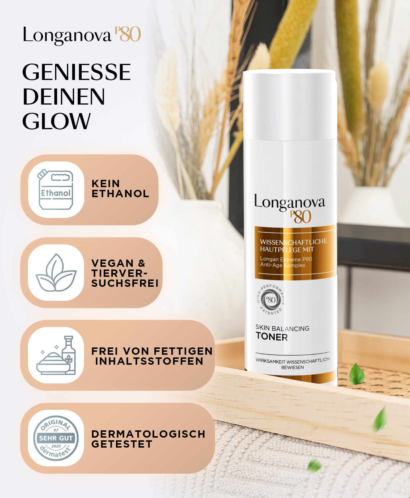 Skin Balancing Toner - Longanova P80
